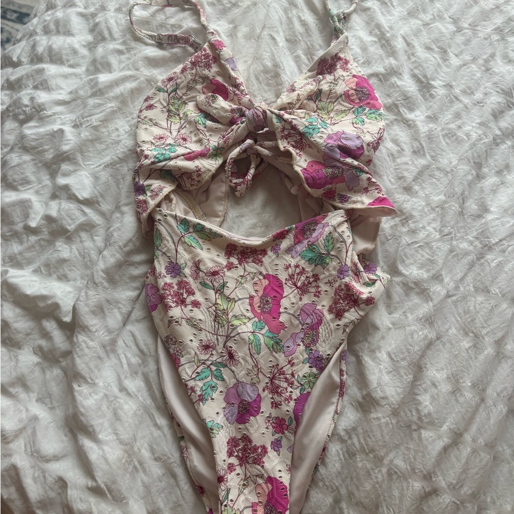 Altar'd State Floral Patterned Swimwear